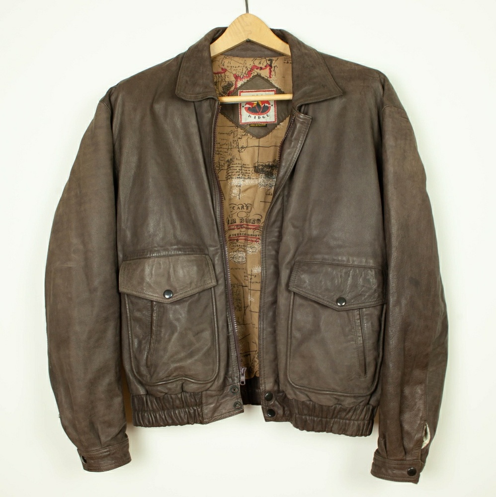 Vintage Leather Bomber size 40